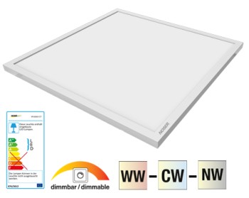 NOSER LED Panel CCT, 36W, 3600lm, CRI>80, 120?, 60x60cm, Art. Nr. ECOPL6060-CCT