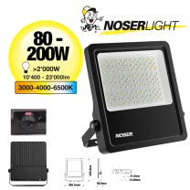 NOSER COMPACT PRO+, LED Strahler 80/100/150/200W, CCT