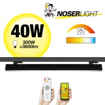 NOSER LED linear (3 Phase) noir, 40W, Tunable white & DIM NOSER LED linear (3 Phase) noir, 40W, Tunable white & DIM