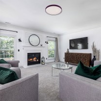 LED Deckenleuchte SERRADA, schwarz