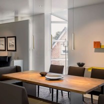 OLIGO LED Pendelleuchte RIO 1-flg. ohne Höhenverstellung, pearl silver
