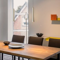 OLIGO LED Pendelleuchte RIO 2-flg. ohne Höhenverstellung, pearl silver