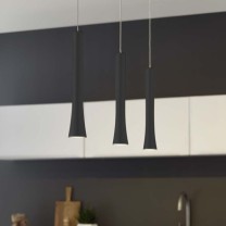 OLIGO LED Pendelleuchte RIO 3-flg. ohne Höhenverstellung, schwarz matt OLIGO LED Pendelleuchte RIO 3-flg. ohne Höhenverstellung, schwarz matt