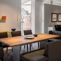OLIGO LED Pendelleuchte RIO 1-flg. mit unsichtbarer Höhenverstellung, pearl silver OLIGO LED Pendelleuchte RIO 1-flg. mit unsichtbarer Höhenverstellung, pearl silver