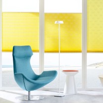 OLIGO Floor Luminaire GLANCE, straight, white matt