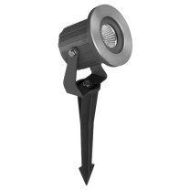 Brumberg Spiessstrahler  STIRIUS rund sw, 830 on/off 6W 230V IP65 kopfverst.