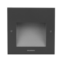 Brumberg EB-Wandleuchte  CARDUI rechte. sw, 830 on/off 2W 230V IP65
