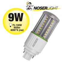 NOSEC-D/E LED, G24q, 9W, 4000K, 85-265V