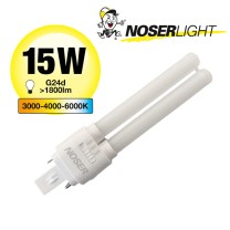 NOSEC-D LED, 15W, G24d, >1800lm, 3000/4000/6000K