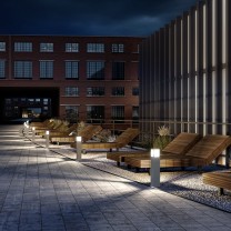 Pollerleuchte CMD 9017, E27, anthrazit