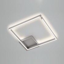 LED-Deckenleuchte YOKO-Q500, nickel matt