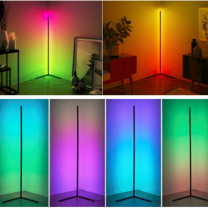 RGB Stehleuchte 'Angolo', Ausführung in WEISS, Multicolor (RGB), 16W RGB Stehleuchte 'Angolo', Ausführung in WEISS, Multicolor (RGB), 16W
