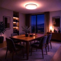 NOSER LED Wand-/Deckenleuchte rund, 30W, weiss, warmweisses Licht NOSER LED Wand-/Deckenleuchte rund, 30W, weiss, warmweisses Licht
