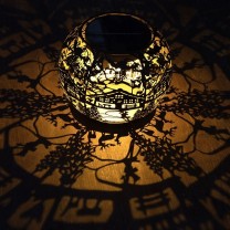 Solar Antic Globe Silueta