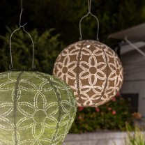 Solar Lantern round sand Solar Lantern round sand