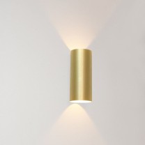 LED Wand-/Aussenleuchte BRODY2, gold gebürstet