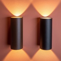 LED Wand-/Aussenleuchte BRODY2, schwarz