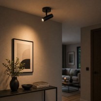 LED Spot SORIA 1-flg., black LED Spot SORIA 1-flg., black