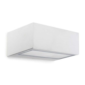 Applique IP44 NEMESIS ALUMINIUM 70*170mm R7S 100W blanc