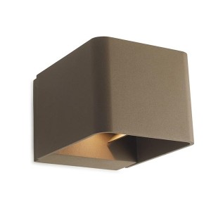Wall lamp IP65 WILSON SQUARE LED 9W 3000K brown 623Lm
