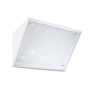 Applique IP65 CURIE GLASS 260mm LED 14W 4000K blanc 412Lm