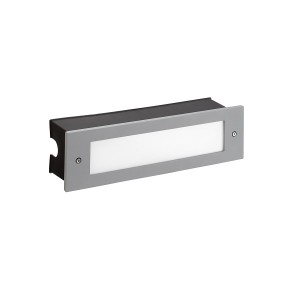 Recessed wall lights IP66 MICENAS LED PRO LED 8.7W 3000K grey 731Lm