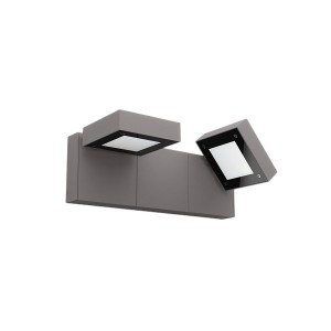 LED Wand, Decke & Strahler MODIS OPAL DOUBLE, grau