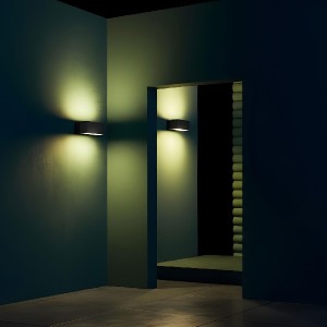 LED Wandleuchte AFRODITA, 3000K, Double Emission, anthrazit