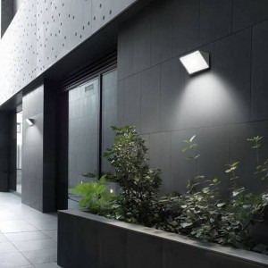 LED Wandleuchte CURIE GLASS 260mm, weiss