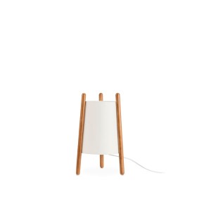 Lampe de table WOODY E27 40W blanc