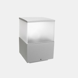 Pollerleuchte IP54 CUBIK E27 230mm E27 60W grau