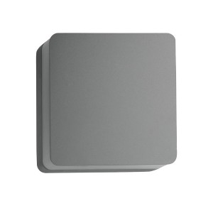Brumberg AB-Wandleuchte  DRONA quadr. si, 830 on/off 9W 230V IP54