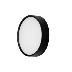 Brumberg AB-Wandleuchte  EYE rund sw 857, on/off 12W 230V IP65