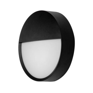 Brumberg AB-Wandleuchte  EYE rund sw 857, on/off 12W 230V IP65