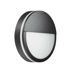 Brumberg AB-Wandleuchte  EYE rund sw 857, on/off 18W 230V IP65