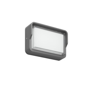 Brumberg AB-Wandleuchte  COATIS rechte., gra 830 on/off 12W 230V IP65