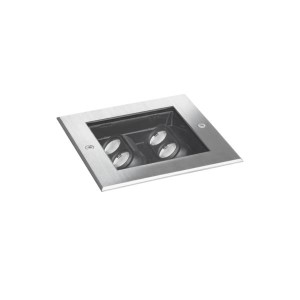 Brumberg EB-Decken-/Bodenleuchte LANKA, eckig es 830 on/off 8W 230V IP67 schwenk