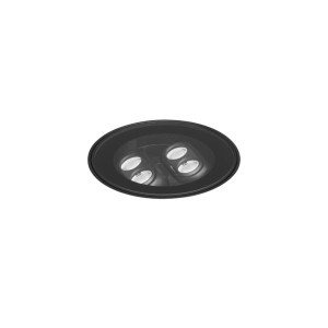 Brumberg EB-Bodenleuchte LANKO rund sw, 830 on/off 8W 230V IP67 schwenk