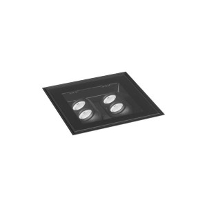 Brumberg EB-Bodenleuchte LANKO eckig sw, 830 on/off 8W 230V IP67 schwenk