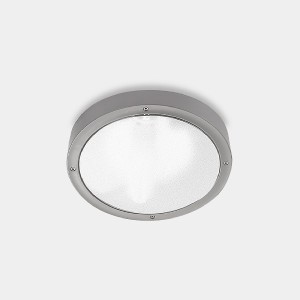 Ceiling Lamp IP66 BASIC ALUMINIUM D:260mm LED 14.5W 3000K grey 1182Lm