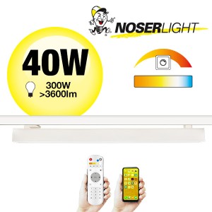 NOSER LED linear (3 Phase) blanc, 40W, Tunable white & DIM