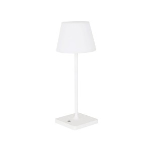 LED Tischleuchte PIODA mit Akku., weiss