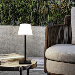 LED Tischleuchte PIODA mit Akku., schwarz