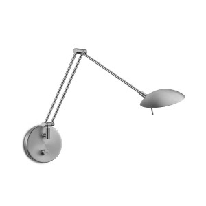 KNAPSTEIN LED Wandleuchte MAIA-W, nickel matt