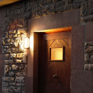 Wandleuchte CMD 28/BM, E27, edelstahl