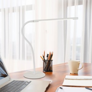 IVO LED-Tischleuchte mit flexiblem Arm, weiss