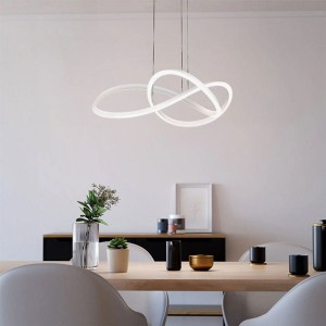 LED Pendelleuchte RIAZA, weiss, höhenverstellbar manuell, dimmbar