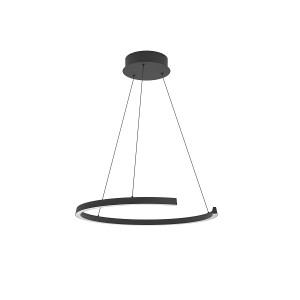 LED Pendelleuchte LABONETE, schwarz