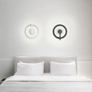 Luminaire mural et de plafond YANO, Ø340mm, indirect, matt blanc