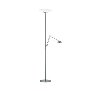 LED-Deckenfluter ALMA-L, nickel matt